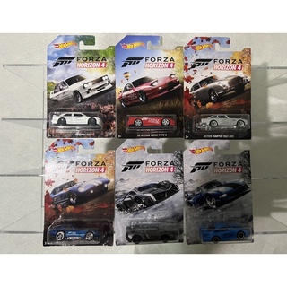 Hot wheels FORZA HORIZON 4 007 SPY BMW M3,Nissan 180SX Type X,SHELBY COBRA DAYTONA COUPE,PORSCHE 911 GT2