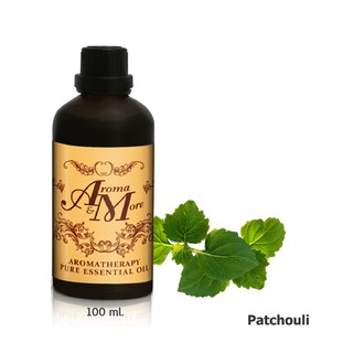 Aroma&amp;More  Patchouli Essential Oil 100% - น้ำมันหอมระเหยแพทชูลี 100%, Indonesia 100ML