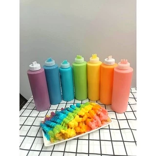 ชีสดิปสายรุ้ง 7สี/แพค สีละ160กรัม ตราชีสโตะ ชีสดิปเรนโบว์