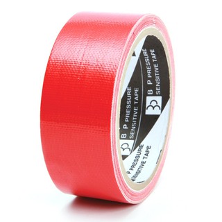 เทปผ้า 1.5นิ้วx8หลา สีแดง ใบโพธิ์ Cloth tape 1.5 inches x8 yds.