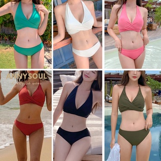 ชุดว่ายน้ำทูพีช บิกินี่ใส่เดินริมหาดด งาน Sexy ลุคแซ่บ สาวแซ…