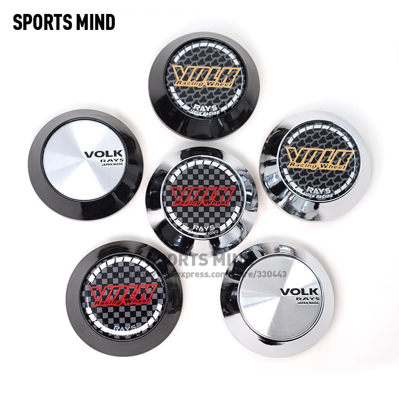4 ชิ้น/ล็อต 60 มม.รถศูนย์ล้อ Hub Caps สําหรับ SPOON SPORTS WHEEL Emblem โลโก้ CE28 ขอบ TE37 โตเกียว Time Attack