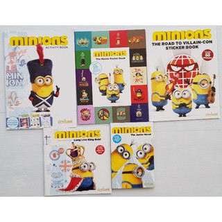 Minnions activities, sticker, poster, reader books