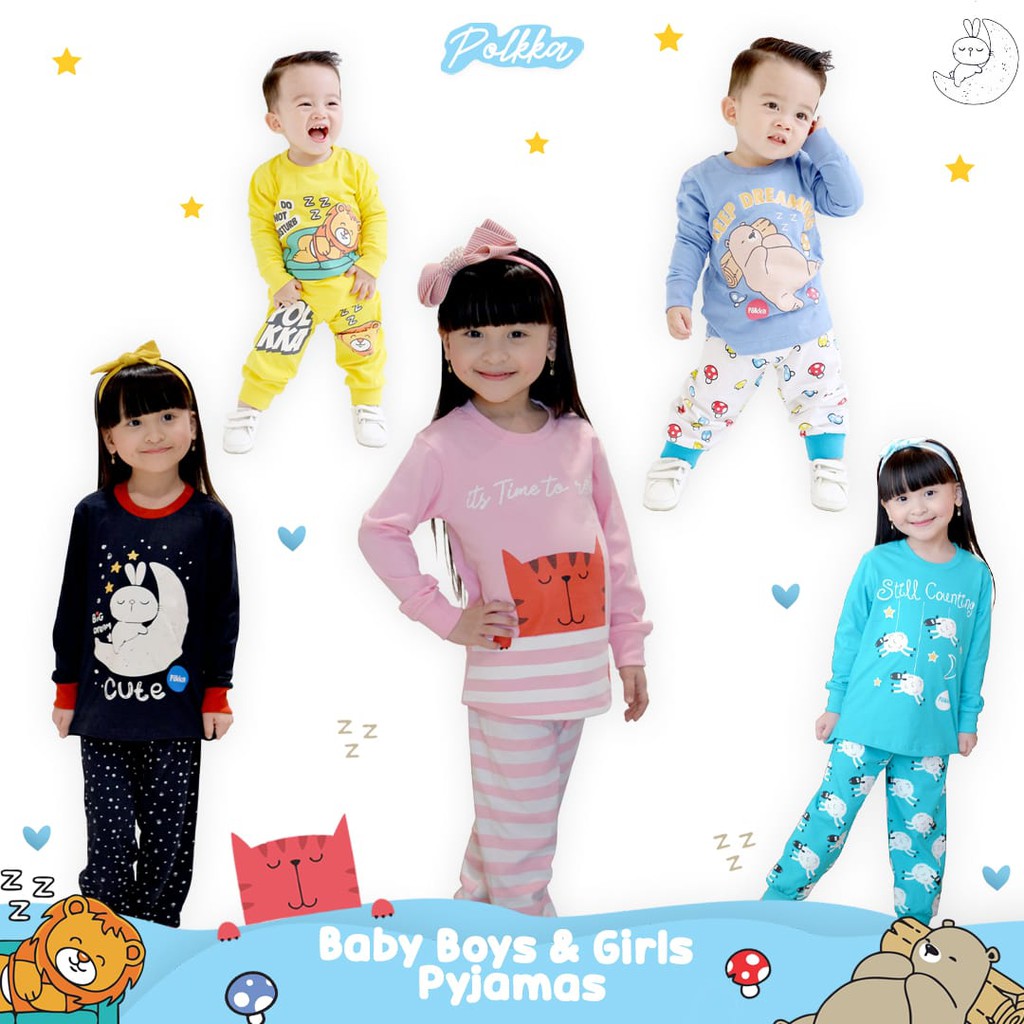 (เลือก motif) POLKA PAJAMAS BOY N GIRL