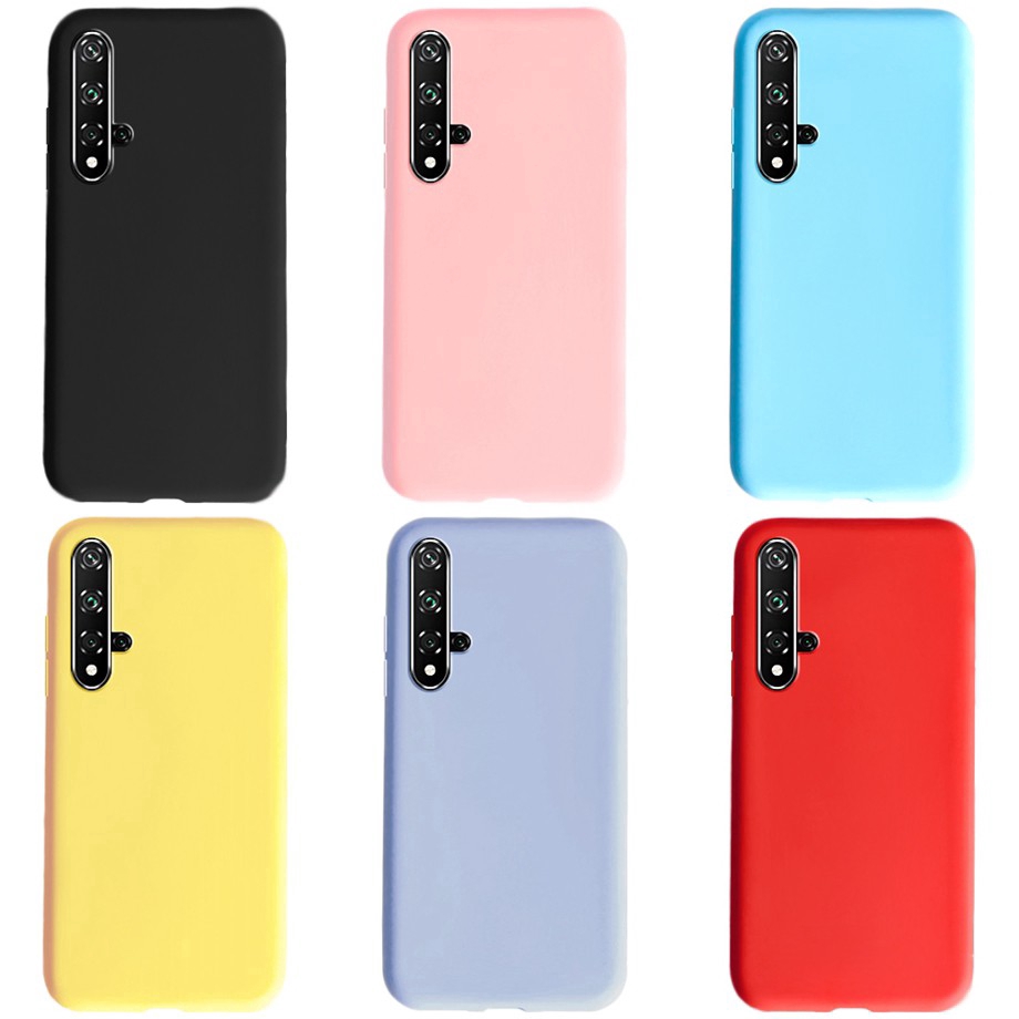 Huawei nova 5t candy case matte jelly silicone mobile phone case huawei nova 5 t nova5 t nova5t tpu soft case cover