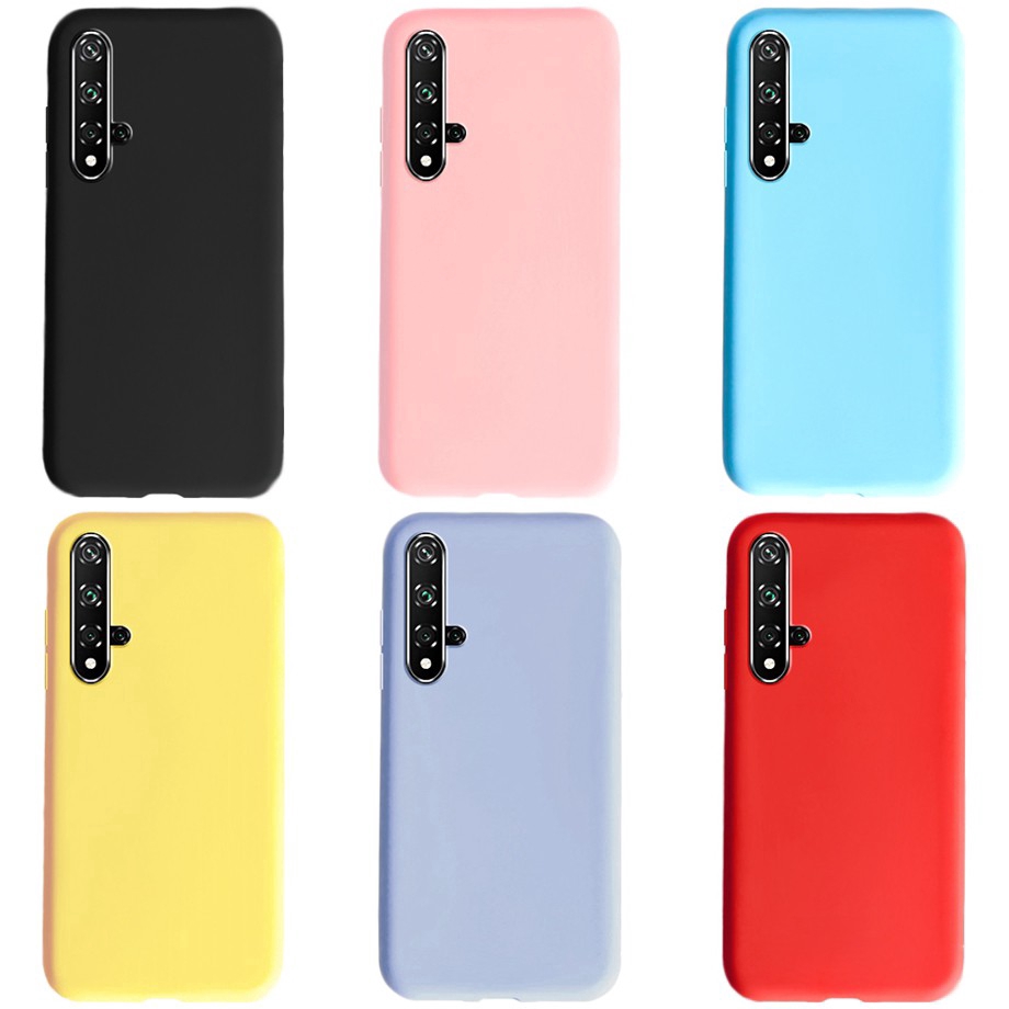 Huawei nova 5t candy case matte jelly silicone mobile phone case huawei nova 5 t nova5 t nova5t tpu 