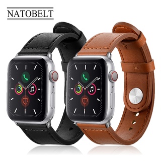 สายนาฬิกาข้อมือหนัง ทนทาน สําหรับ apple watch iwatch S7 S6 iwatch Series 7 6 SE 5 4 3 2 1 iwatch 44 มม. 42 มม. 40 มม. 38 มม.