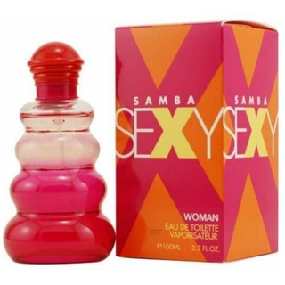 Samba Sexy For Woman 100 ml.แซมบ้า เซ็กซี่ ฟอร์ วูแมน 100 มล.น้ำหอมแท้ กล่องซีล