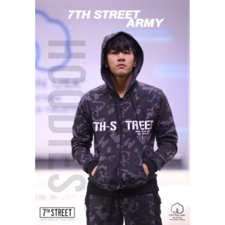 เสื้อคลุมฮูดลายพราง 7th Street Brand