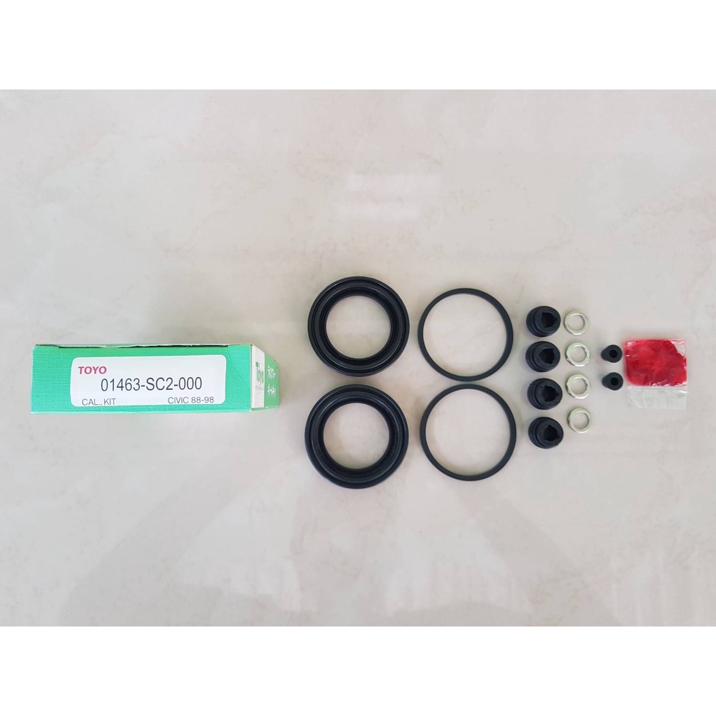 ชุดซ่อมยางดิสเบรคหน้า HONDA   CIVIC  ปี1988-1998 ยี่ห้อ TOYO  JAPAN  ชุด280 บาท