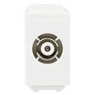 [พร้อมส่ง] HomeDoDee เต้ารับโทรทัศน์ 75 โอห์ม PANASONIC WEG2501 สีขาว เต้ารับสายไฟ เต้ารับ