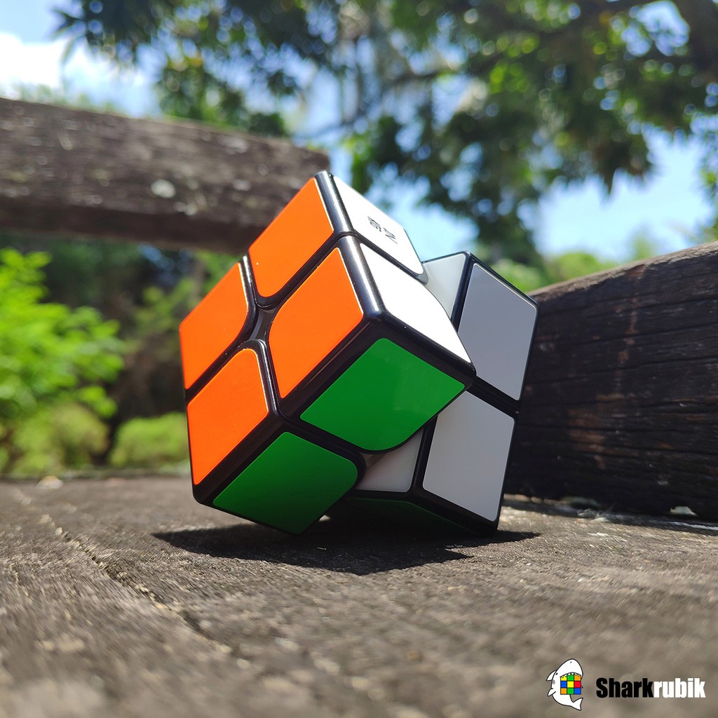 รูบิค 2×2 รูบิค ของแท้ อย่างดี rubik 2×2 rubiks race Qiyi Qidi w 2×2 Black Speed Cube 2x2x2 Magic Cube SharkRubik ราคา ถูกที่สุด ดีลบีเคเค แกลเลอรีภาพที่ 2