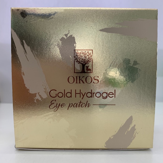 OIKOS gold hydrogel eye patch มาสก์ใต้ตาไฮโดรเจล คอลลาเจนและทองคำ 60