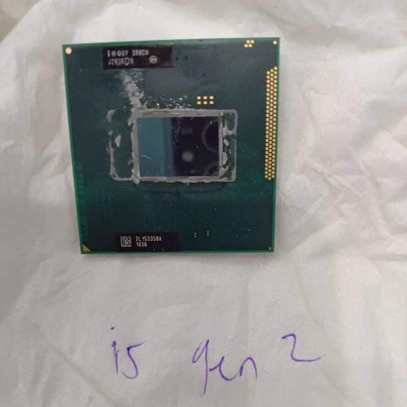 โปรเซสเซอร์แล็ปท็อป Intel core i5 gen 2 sr0ch