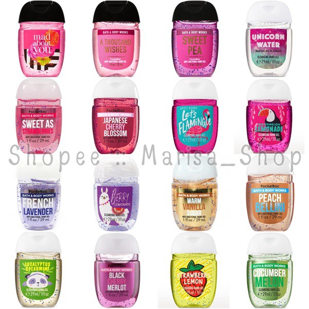 เจลล้างมือ แบบไม่ต้องล้างน้ำ ขนาดพกพา ของแท้ !! Bath and Body works