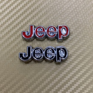 โลโก้* Jeep เล็ก งานโลหะ  ขนาด* 1.5 x 4.5 ราคาต่อชิ้น