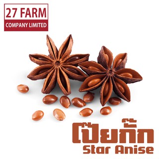 โป๊ยกั๊ก 500 กรัม - 1 กิโล(1000 กรัม) #Dried Star Anise Dry Star Anise เครื่องเทศ เครื่องปรุงรส เครื่องเทศอบแห้ง