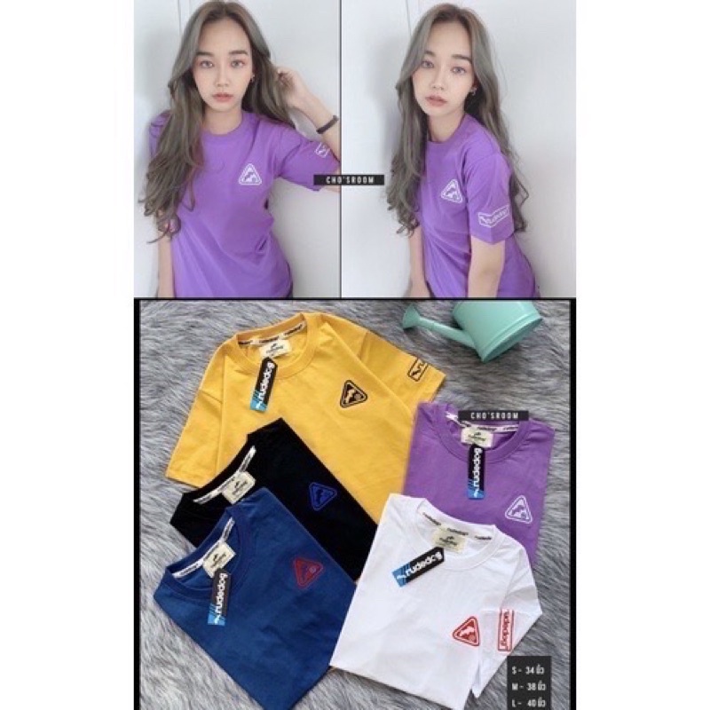 🔥พร่อมส่ง🔥เสื้อยืดรู้ดด็อก rodedog งานปัก ป้ายห้อย ผ้าคอตตอน เสื้อยืดราคาถูก