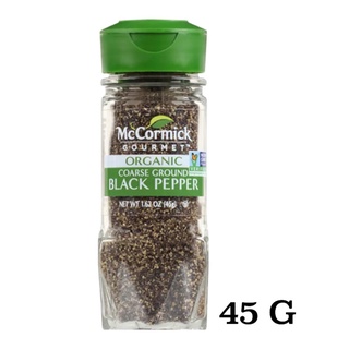 THA shop 📍(45g) แม็คคอร์มิค Mccormick พริกไทยออร์แกนิค พริกไทยดำบดหยาบ  black pepper พริกไทย พริกไทยบด เครื่องปรุงอาหาร