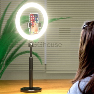 【GGhouse】ไฟเติมเดสก์ท็อป USB ไฟแต่งหน้า ไฟวงแหวน ไฟสตูดิโอ ไฟLED ไฟถ่ายรูป16cm/26cm