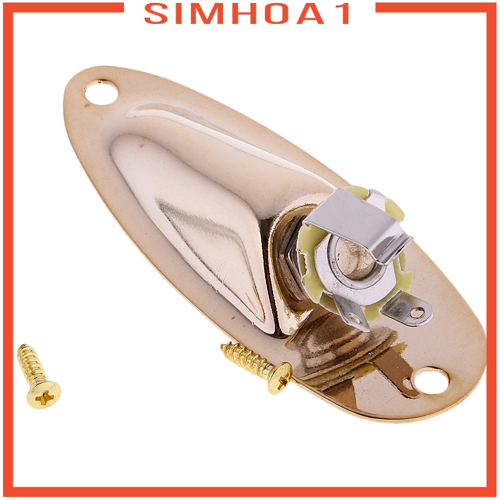 [SIMHOA1] แผ่นแจ็คซ็อกเก็ตเอาท์พุท 6.35 มม. สําหรับกีตาร์ไฟฟ้า ST ราคา ถูกที่สุด ดีลบีเคเค แกลเลอรีภาพที่ 8
