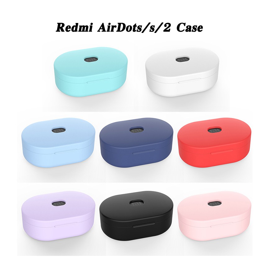 Xiaomi Redmi Airdots / Airdots S / Airdots 2 Silicone case หูฟังซิลิโคนฝาครอบป้องกันเคสหูฟังสำหรับ