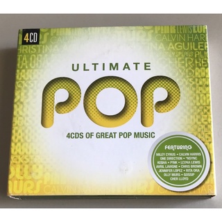 ซีดีเพลง ของแท้ ลิขสิทธิ์ มือ 2 สภาพดี...399 บาท รวมศิลปิน อัลบั้มรวมฮิต "Ultimate Pop" (4 CD)