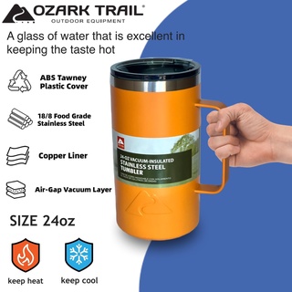 Ozark trail 24oz tumbler handle แก้วน้ำสแตนเลสหูจับเก็บอุหภูมิ