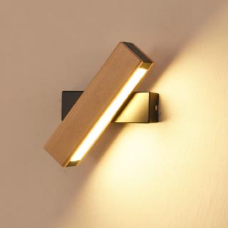 Nordic simple Wooden LED Wall Lamp Modern Adjustable Lighting restaurant light