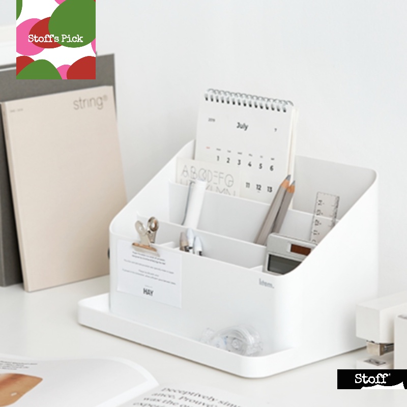 [Stoff's Pick from Korea] LITEM DESKTOP HOLDER กล่องเก็บของ 2 สี มินิมอล ผลิตในเกาหลี