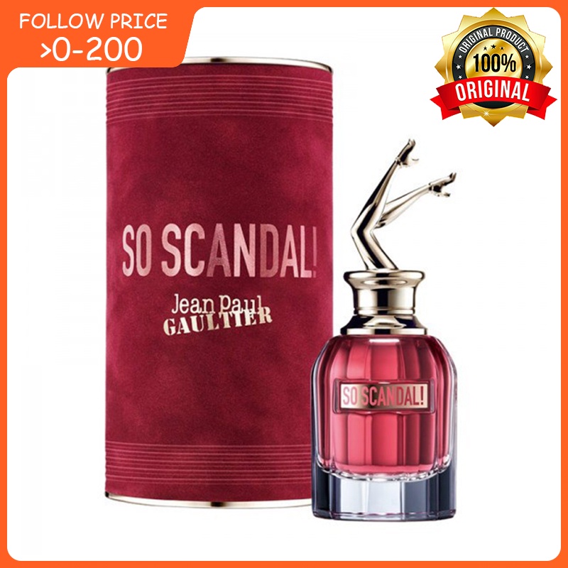 ♦ พร้อมส่ง ♦   Jean Paul Gaultier So Scandal  EDP  80ML Women's Perfume  💯แท้