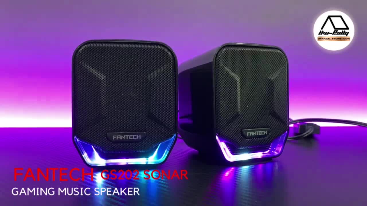 คุณภาพดี FANTECH BEAT GS202 ลำโพงเกมมิ่ง Gaming speaker ลำโพง เกมส์ พร้อมคอน ลเลอร์ ปรับระดับเสียงได้ ใช้เป็น ลำโพง คอมพิวเตอร์ ชอบสั่งเลย
