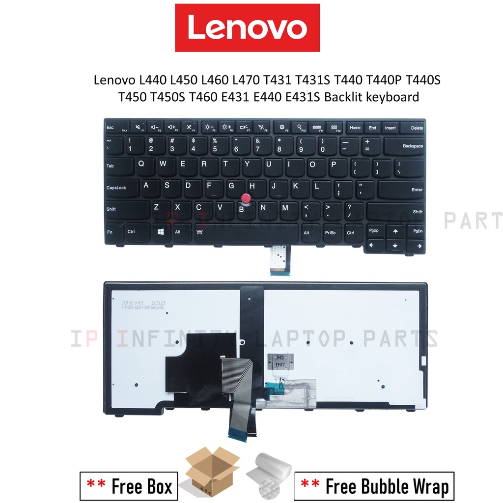 LENOVO Thinkpad T440S T440P T440 E431 T431S E440 L440 T460 T450 Backlight Backlit แป้นพิมพ์แล็ปท็อป