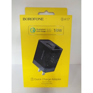 หัวชาร์จ Borofone รุ่น BA17 Quick Charge Adapter