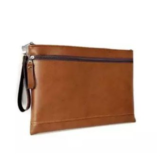 Document Bag กระเป๋าใส่เอกสาร A4 ใส่ iPad มี2ช่องซิป ขนาด35x25x2cm(15นิ้ว) ทำจากPUอย่างดี