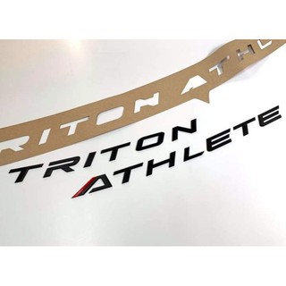 ตัวอักษรฝากระโปงหน้า TRITON ATHLETE