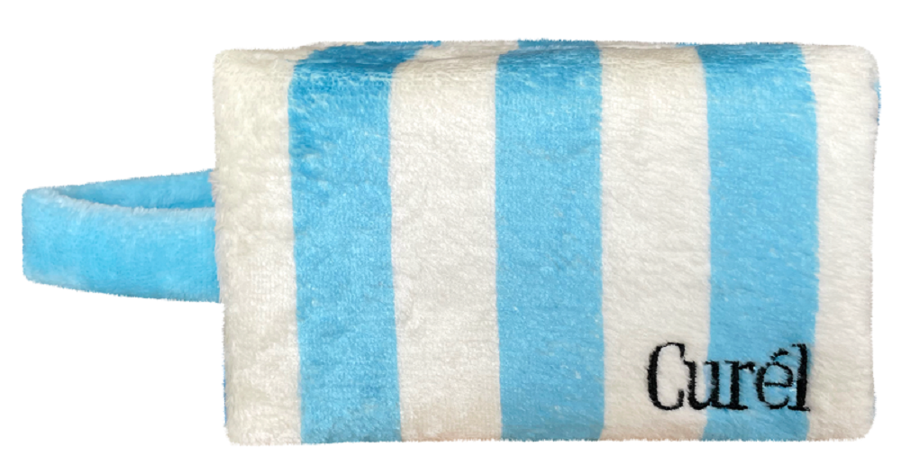 [Gift] Curel Stripped Makeup Bag (สินค้าสมนาคุณงดจำหน่าย)