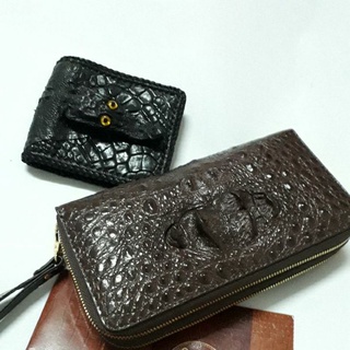 crocodile  wallet กระเป๋าสตางค์จระเข้1499 set 2 pcs