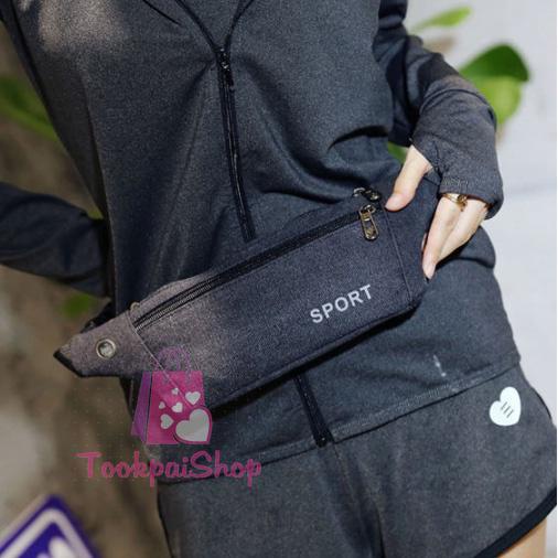 กระเป๋าทรงSport ออกกำลังกาย เป๋าคาดเอว สะพายคาดอก พร้อมส่ง tp99