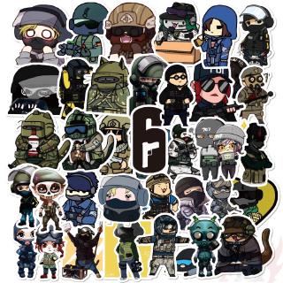 ❉ Rainbow Six - FPS Games สติ๊กเกอร์ ❉ 49Pcs/Set Waterproof DIY Decals Doodle สติ๊กเกอร์