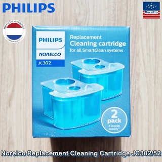 Philips® Norelco Replacement Cleaning Cartridge JC302/52 ฟิลิปส์ ตลับน้ำยาทำความสะอาด สำหรับหัวโกน เครื่องโกนหนวดไฟฟ้า