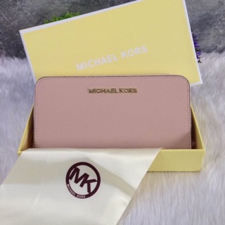 กระเป๋าสตางค์ michael kors แท้💯 (pink)