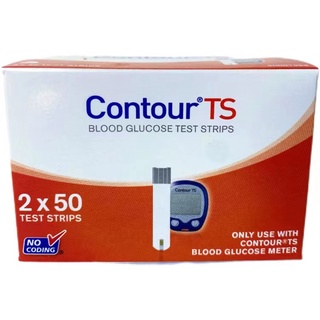 ✲แถบทดสอบ Contour TS 50s/100s Strips ( Exp:09/2024 )