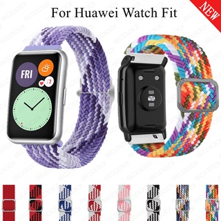 สายนาฬิกาข้อมือไนล่อน แบบนิ่ม ระบายอากาศได้ดี แบบเปลี่ยน สําหรับ Huawei Watch Fit Band 2022