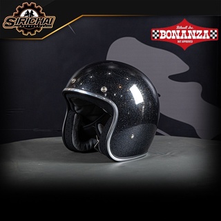 หมวกกันน็อค Biltwell Bonanza Midnight Black Gloss Size S