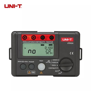 UNI-T UT502A เมกะโอมห์มิเตอร์ ดิจิตอล 2500V เครื่องวัดความเป็นฉนวน วัดความต้านทานฉนวน insulation Resistance Tester ของแท้ สินค้าพร้อมส่ง