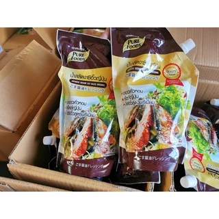 น้ำสลัดซีอิ๊วญี่ปุ่น 850 กรัม เพียวฟู้ดส์ น้ำสลัด น้ำสลัดญี่ปุ่น งาคั่วสไตล์ญี่ปุ่น