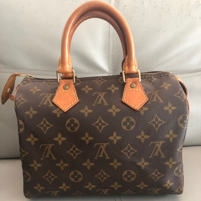 กระเป๋าแบรนด์เนม LV speedy 25 แท้💯✔️มือสอง
