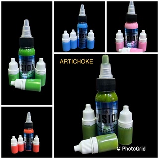 หมึกสักลาย แบ่งขายขนาด5cc ฟิวชั่น Fusion Tattoo Ink ขนาดแบ่งขาย5cc