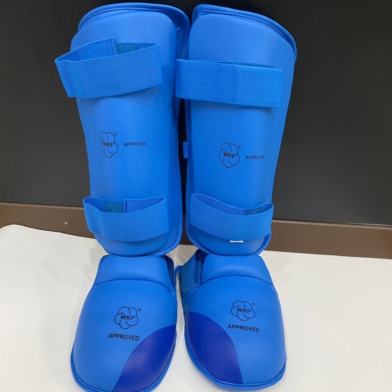 🇹🇭 สนับแข้งเท้าคาราเต้ มวยไทย สนับเท้า นวม สนับขา WKF Shin Guards and Instep คาราเต้ Karate หลังเท้าเทควันโด